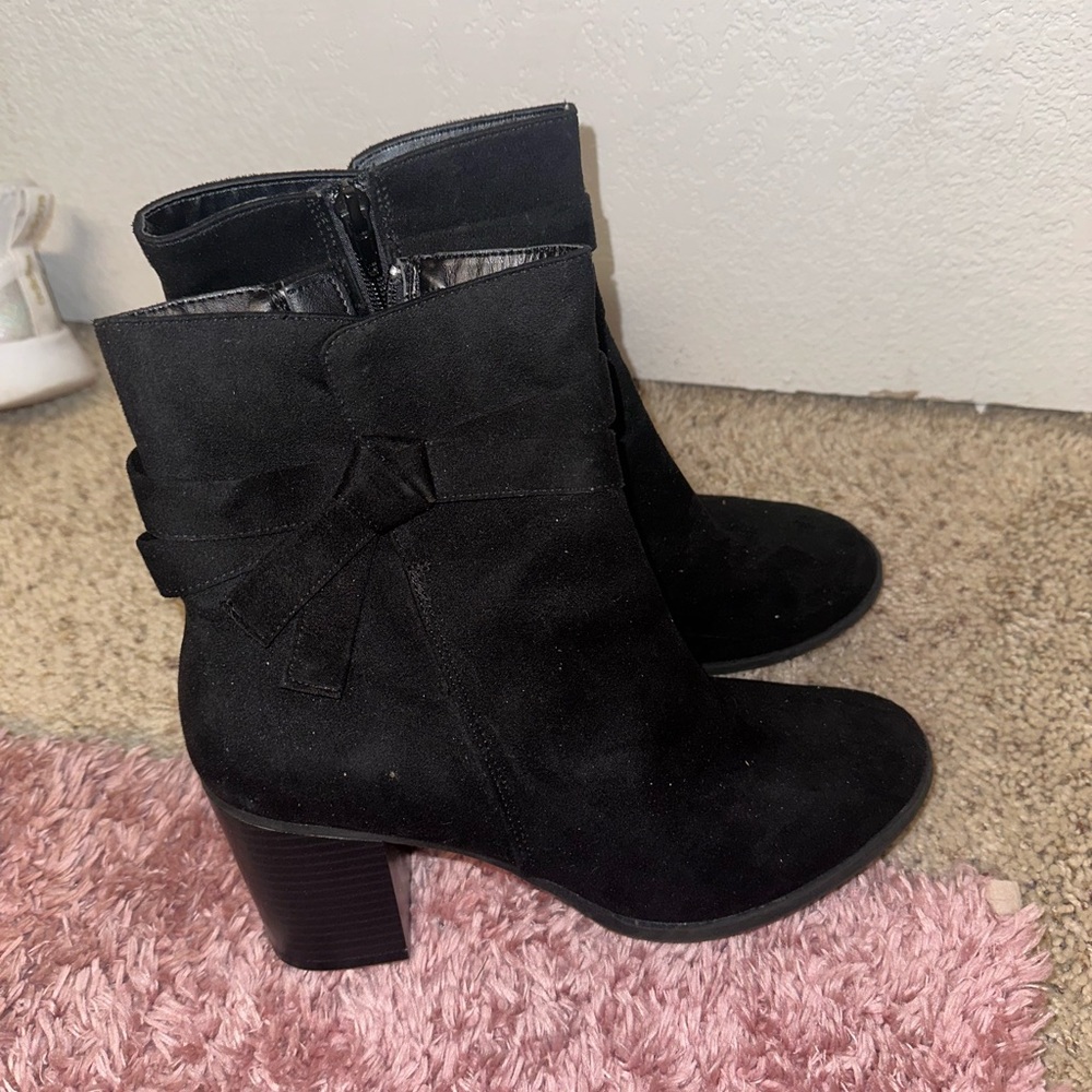 Black Heeled Ankle Boots